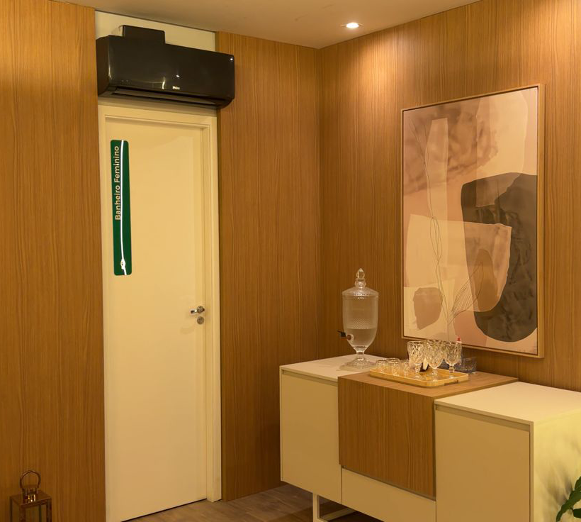 Sala de Espera com decoração elegante